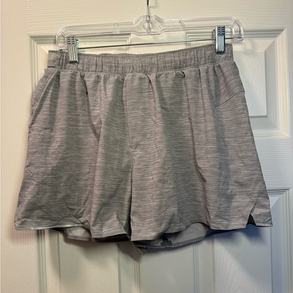 Lululemon Athletica Light Gray Athletic Shorts